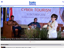 Tablet Screenshot of hallobandung.com